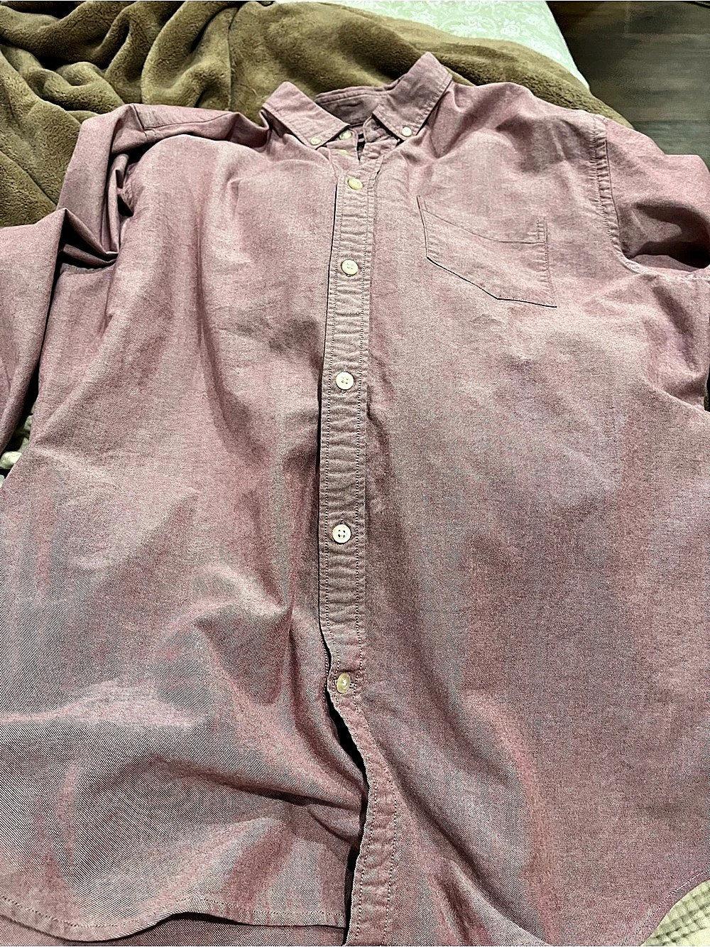 Banana Republic Grant Fit Cotton Stretch Oxford Shirt Cotton Oxford Shirt Pink